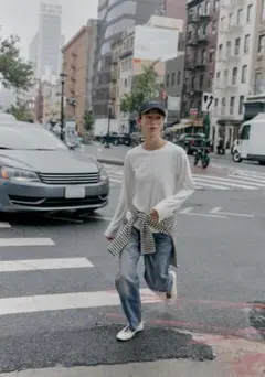 ラスティックコットンTシャツ