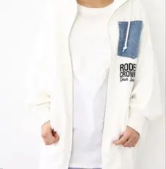 RODEO CROWNS ジップアップパーカー ホワイトのサムネイル