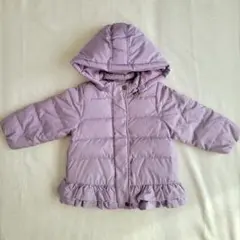 petit main プティマイン 薄紫色 ダウンコート 90