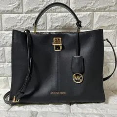 マイケルコース ハンドバッグ 2way ショルダーバッグ ブラック 希少 