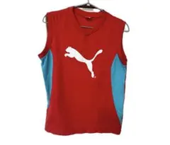 PUMA ノースリーブ タンクトップ レッド 150