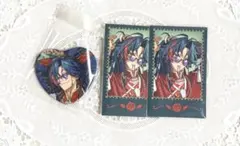 にじさんじ　バレンタイン　チェキ風カード　缶バッジ　魁星