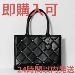 pium ビジューキルティングトートバッグ