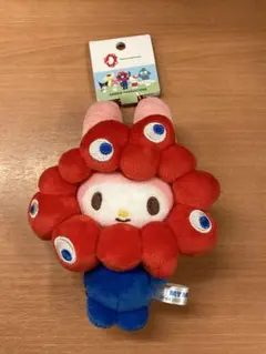 サンリオ ミャクミャクなりきりぬいぐるみ BC　カラビナ　赤　マイメロディ