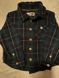 長袖チェックシャツ2枚セット 90cm