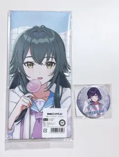 学マス 月村手毬 秦谷美鈴 布ポスター 缶バッジ DMMスクラッチ