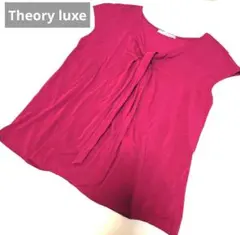 ✨Theory luxe ✨マゼンタピンクフレンチスリーブSize38のサムネイル