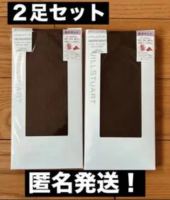 ジルスチュアート リブタイツ L〜L L 60デニール 2足セット☆新品未使用☆