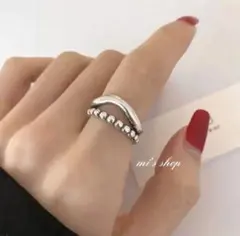 silver925 ダブルラインリング/シルバー925 リング　ring