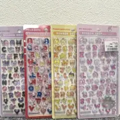 【正規品】　サンリオ　ボンボンドロップシール　アルファベット　文字　新作