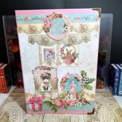 ４７３【新作】スタンペリア PINK CHRISTMASおすそ分け収納ボックス