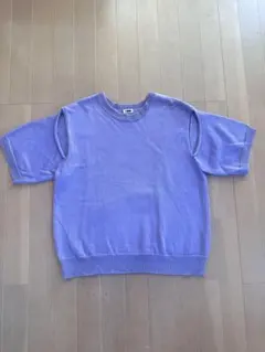 H　BEAUTY&YOUTH UNITED ARROWS ラベンダー 半袖ニット