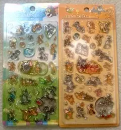 トムとジェリー 3Dステッカー 2枚セット