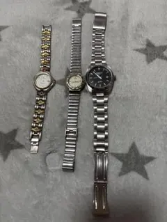 ジャンク品　腕時計3個