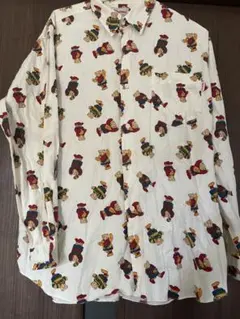 MIKIHOUSE ミキハウス シャツ 総柄 レトロ