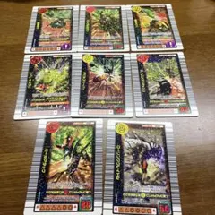 ムシキング　2005年夏限定　技カード　9枚