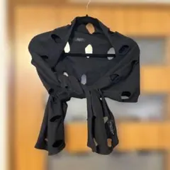 コシノジュンコ　マフラー　黒のサムネイル