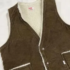 70s Levi's ボア コーデュロイ ジレ ベスト アメリカ製
