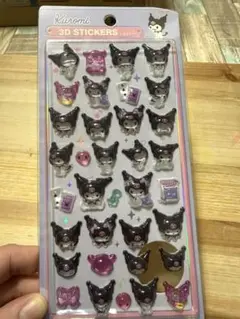 ボンボンドロップ　シール　3Dステッカー　sticker サンリオ　クロミ　クク