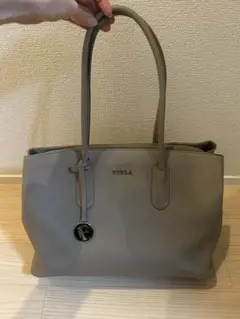 FURLA フルラ グレー トートバッグ　ビジネスバッグ