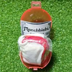 ガチャ モンチッチ さがらポーチ A モンチッチくん 刺繍 キャンパス生地