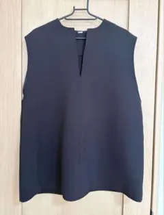 And Couture アンド クチュール トップス ノースリーブ ブラック 