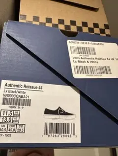 Vans Authentic Reissue 44 Black 11.5