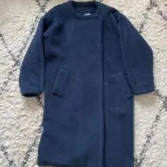 SELECT MOCA ネイビー フリースジャケット