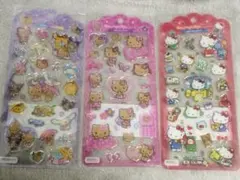 サンリオ ドロップジュエリーシール 日焼けキティ 3枚セット