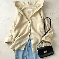 ジャーナルスタンダード 25ss リネン ミリタリージャケット リネン100