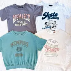 Tシャツ まとめ売り 110サイズ 4枚 セット 多様なデザイン 男の子