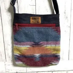 ネイティブ柄ショルダーバッグ①