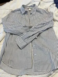 H&M ストライプ柄 長袖シャツ US 0 安室奈美恵コラボ商品