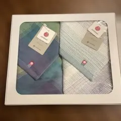 しあわせの今治ガーゼ フェイスタオル 2枚セット