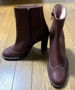 MIU MIU☆ウィングチップ、メダリオンショートブーツ☆24cmのサムネイル