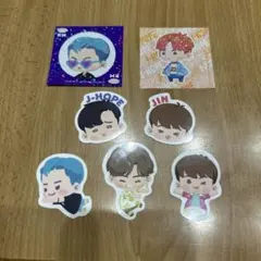 スシロー×インザソム BTS JIN V RM Jhope ステッカー ピック
