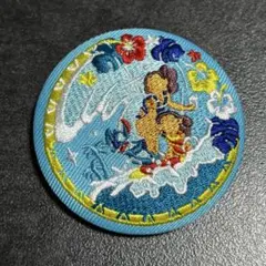 ディズニー刺繍缶バッジ 第2弾 スティッチ