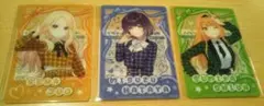 十王星南 秦谷美鈴 紫雲清夏 学園アイドルマスター クリアカード ３枚セット