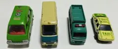 ミニカー 4台セット Majorette トヨタ ライトエース トミカ 宅急便