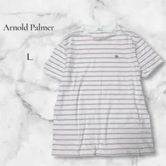 【アーノルド・パーマー 】Arnold Palmer Tシャツ L ストライプのサムネイル
