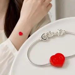 Christian Dior ハートモチーフ ブレスレット シルバー 387のサムネイル