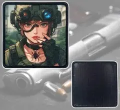 「アニメ/美少女/ミリタリー マジックテープ式 ワッペン タイプH」jo-db