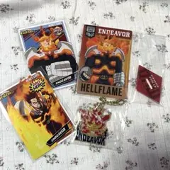 ヒロアカ エンデヴァー まとめ売り／カード、キーホルダー、アクスタ