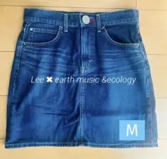 ✨美品✨Lee × earth レディース　デニムスカート　ミニ　Mのサムネイル