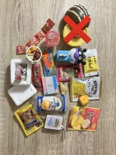 ミニチュア食品 キーホルダー 大量セット ガチャ