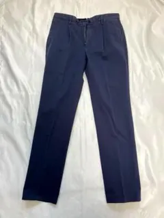 INCOTEX インコテックス ロイヤルバタビア チノパン 46 ネイビー