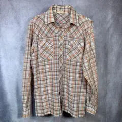 リーバイス　ヴィンテージ　ウエスタンチェックシャツ korea製
