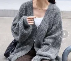 ダブルジップカーディガン