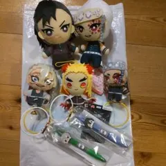 鬼滅の刃 煉獄杏寿郎 ぬいぐるみ フィギュア セット