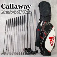 S005 キャロウェイ ゴルフクラブ メンズ フルセット 14点 黒 赤 初心者
